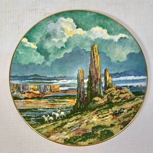 Royal Doulton Eric Sloan Limited Edition Bone China Plate Four Corners